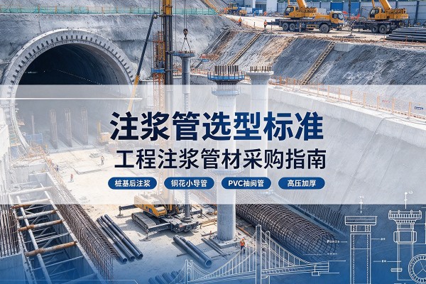 阜城注浆管选型标准